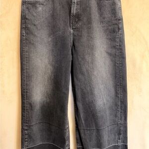 Banana Republic Cropped Ankle Jeans in Washed Black